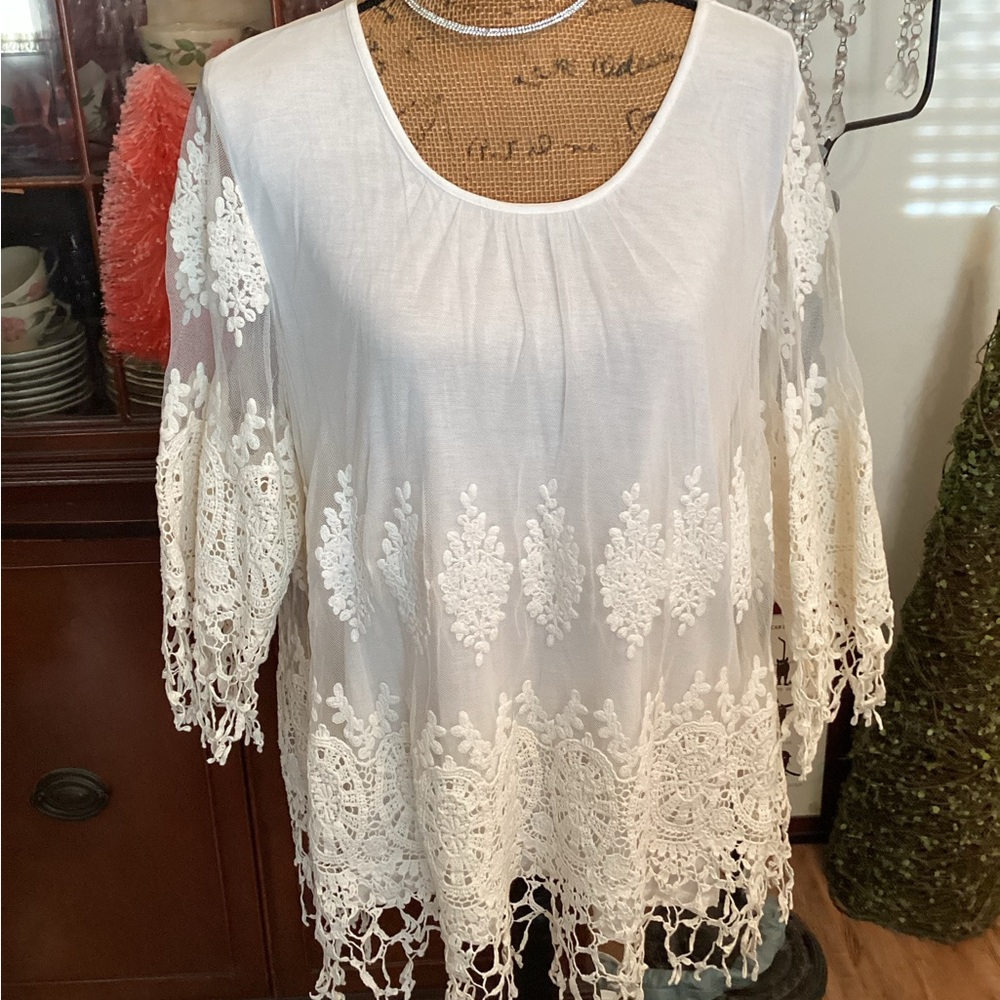 Chico’s Elegant Tunic - Picture 1 of 4